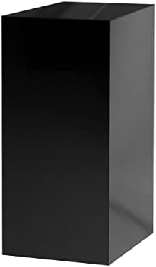 Glossy Black Acrylic Display Box 12x12x32 No Lid