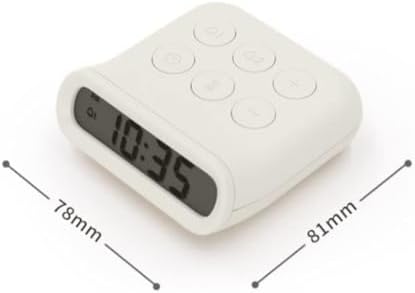 Dual Alarm Clock with Snooze Battery Operated Silent Intelligent Dimming 5 Volume Levels