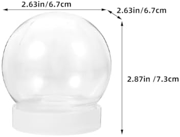 36 Pcs DIY Snow Globe Kit for Winter Decor