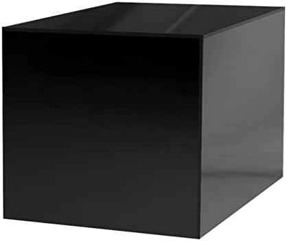 Acrylic Pedestal Stand 10x10x10 Black Display Riser