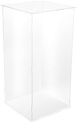 Clear Tall Acrylic Display Pedestal 12x12x24