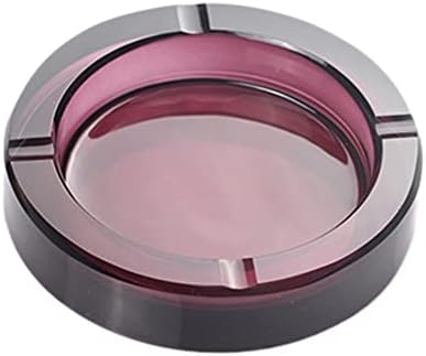 Sizikato 4-Inch Colored Crystal Glass Ashtray 1