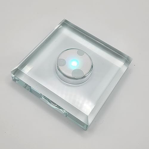 Rechargeable LED Crystal Base for Art Display