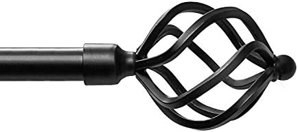 CHICOLOGY Modern Farmhouse Curtain Rod 24-48 Inch Set