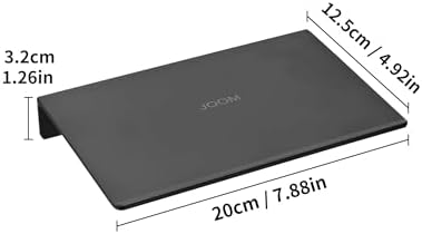JOOM Small Metal Wall Floating Shelf - Black 8 Inch