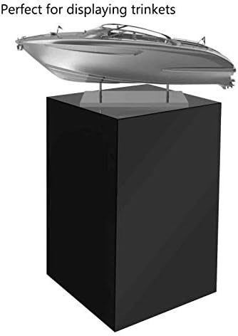 Black Acrylic Sculpture Stand Pedestal 12x12x24h