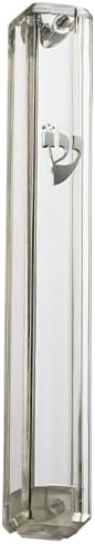 Elegant Transparent Mezuzah Case 5 Inch 100
