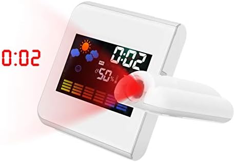 Digital Projection Alarm Clock with Weather Forecast