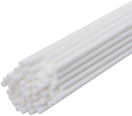 Reed Diffuser Replacement Sticks 98 Inches 50 Pack Natural Rattan White