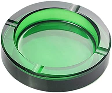 Sizikato 4-Inch Colored Crystal Glass Ashtray 1