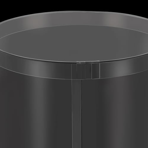 3Pcs Clear Cylinder Pedestal Stand for Display
