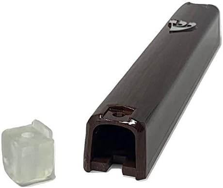 My Daily Styles Mezuzah Case Waterproof Door Blessing Holder Brown Wood Pattern