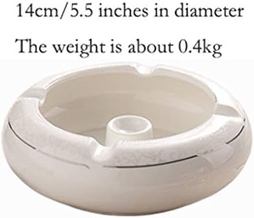 Round Ceramic Ashtray 55 Inch Home Decor Accent