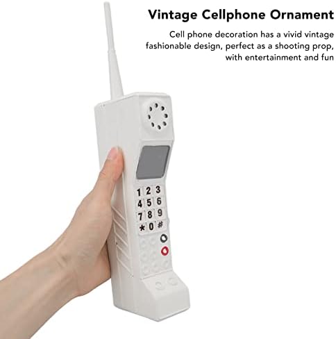 Diydeg Retro Brick Cell Phone Ornament White
