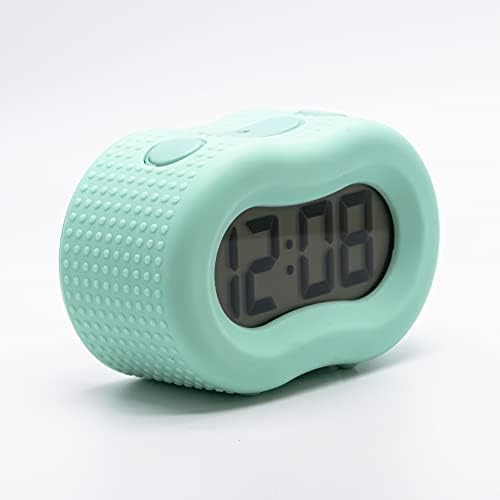 Timelink Smartlight Rubber Alarm Clock with Night Light Mint Green