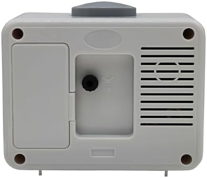 Seiko Akarui Quiet Alarm Clock 35 Inch Silver