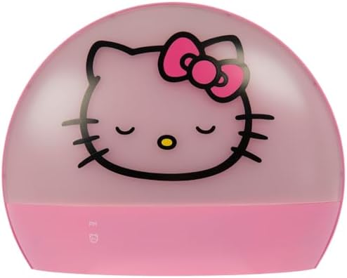 Hello Kitty Sunrise Alarm Clock with Night Light and USB Charging