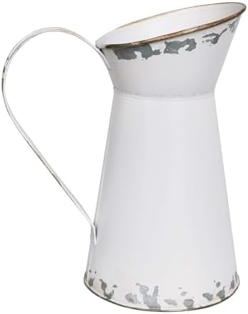 APSOONSELL Rustic Shabby Chic Small Metal Vase