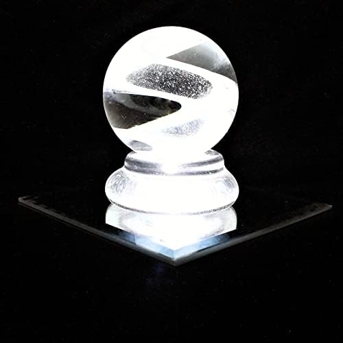 5 LED White Light Stand Base with Mirror Top