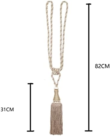 2 Pack Large Tassel Curtain Tiebacks Luxury Style Home Decor
