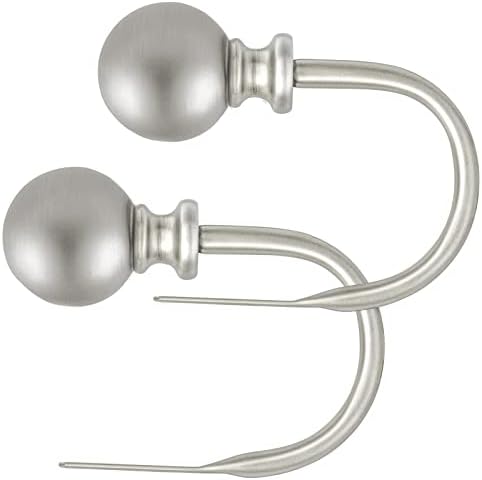 KAMANINA Decorative Curtain Holdbacks with Round Finials