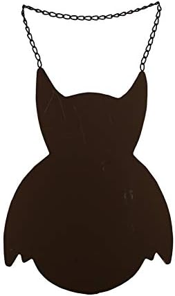 Rustic Brown Owl Chalkboard Wall Hanging 21 Inch