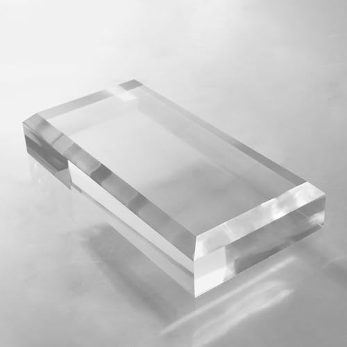 CiaoHER 2in Thick Acrylic Display Block Pedestal Stand