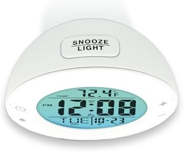 Westclox Digital Alarm Clock with Gradient Backlight