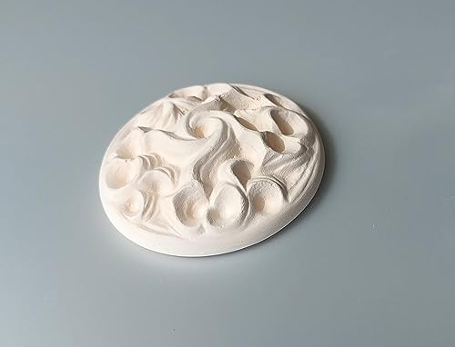 CRECEN Air Purifying Healing Ceramic Round-Vine with Vent Clip