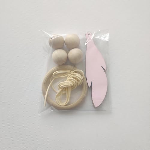 Wooden Dream Catcher DIY Decor Pendant