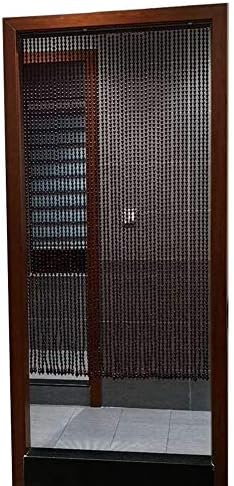 OKUOKA Wood Beaded Curtain for Doorways - 21 Strands 06x081m