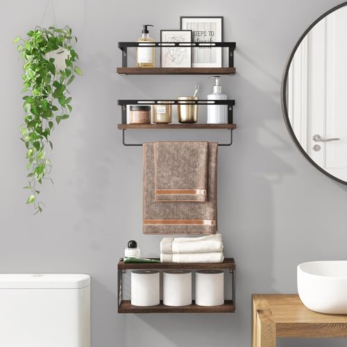 Fixwal 31 Tier Floating Wall Shelf Over Toilet