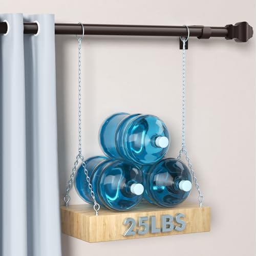 Adjustable Bronze Curtain Rod with Classic Finials for 32-46 Inch Windows