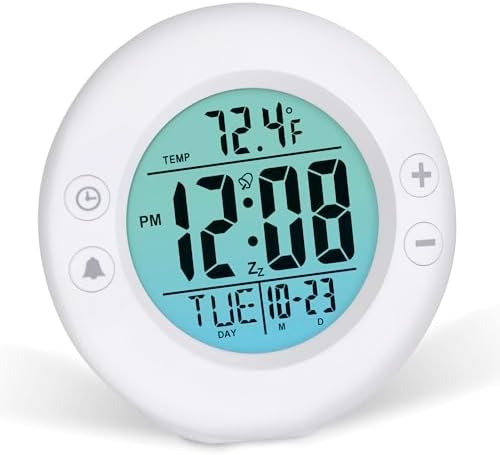 Westclox Digital Alarm Clock with Gradient Backlight