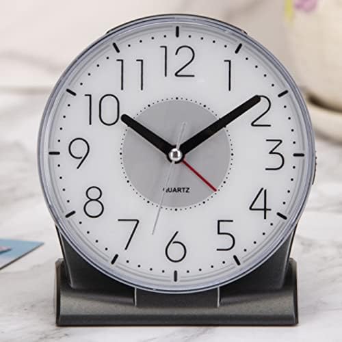 Silent No Ticking Analog Alarm Clock for Seniors