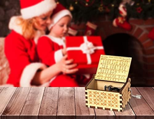 Jesus Love Me Wooden Music Box - Christian Gift