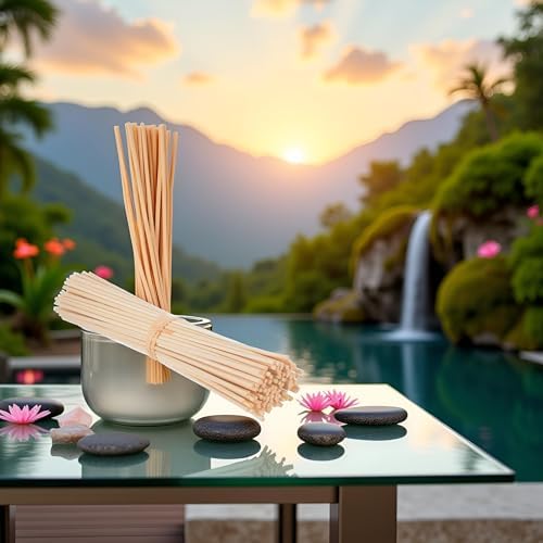 30 Pcs Wood Rattan Reed Sticks for Diffusers and Aromatherapy