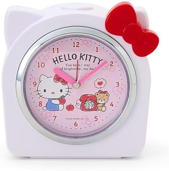 Sanrio Hello Kitty Alarm Clock with Light and 5 Voice Options