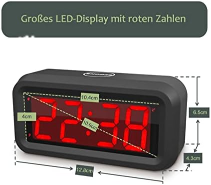 Energy Saving Digital Alarm Clock with LED Display