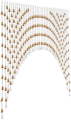 TFCFL Arched Crystal Bead Curtain for Doorways and Windows