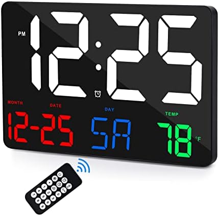 Ygdigital 115 Inch LED Digital Wall Clock with Remote Control