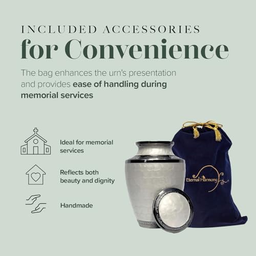 Eternal Harmony Large Cremation Urn for Human Ashes