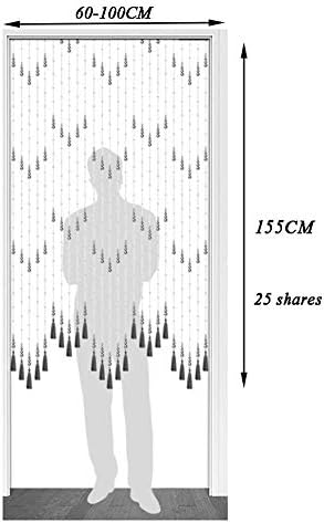 Beaded Curtain with Crystal Glass Beads Purple 60x155CM