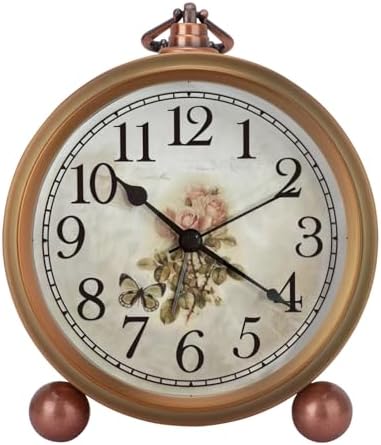 Maxspace Retro Vintage Desk Clock with Alarm