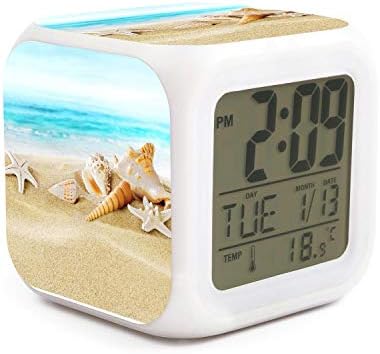 Summer Beach Starfish Alarm Clock for Kids