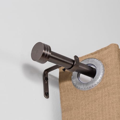 Adjustable Curtain Rods 18 to 45 Inches 1 Inch Diameter Metal