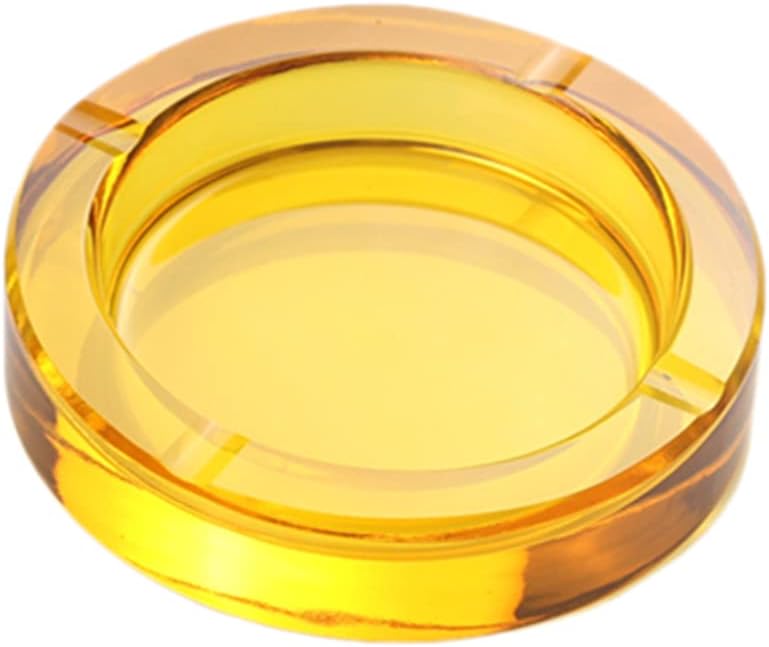 Sizikato 4-Inch Colored Crystal Glass Ashtray 1