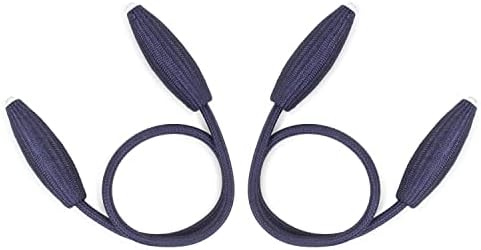 2 Pc DIY Twist Curtain Tieback Clips Blue