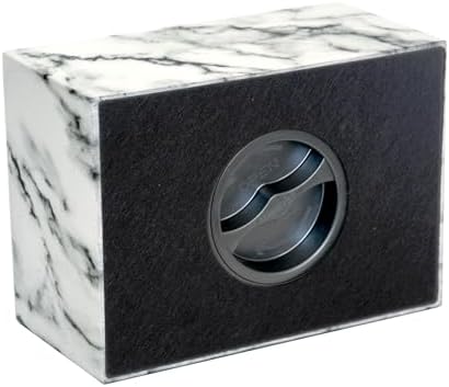 MAKEYS White Classic Cultured Marble Cremation Urn