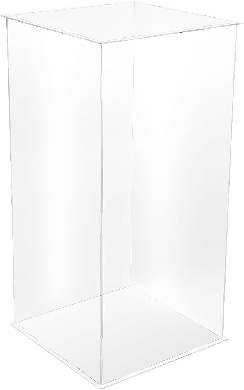Clear Tall Acrylic Display Pedestal 12x12x24